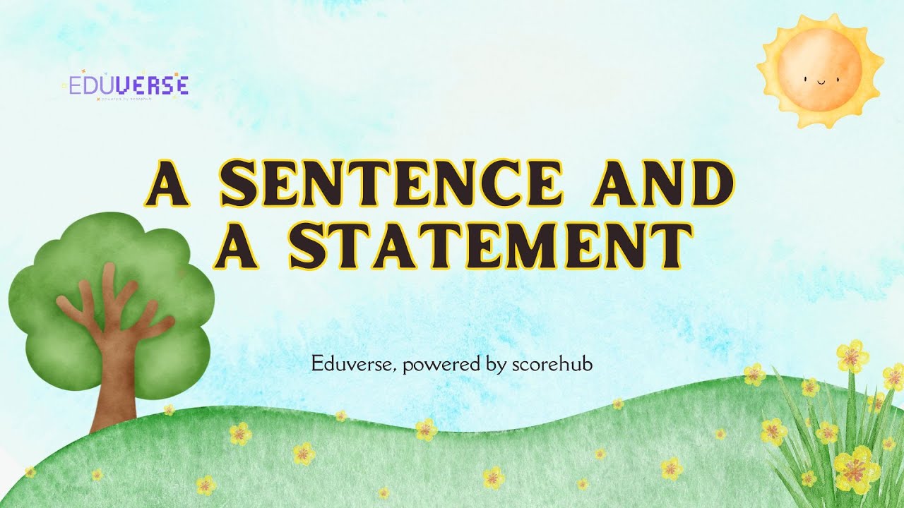 Understanding Sentences vs. Statements: Fun English Lesson for Kids ...