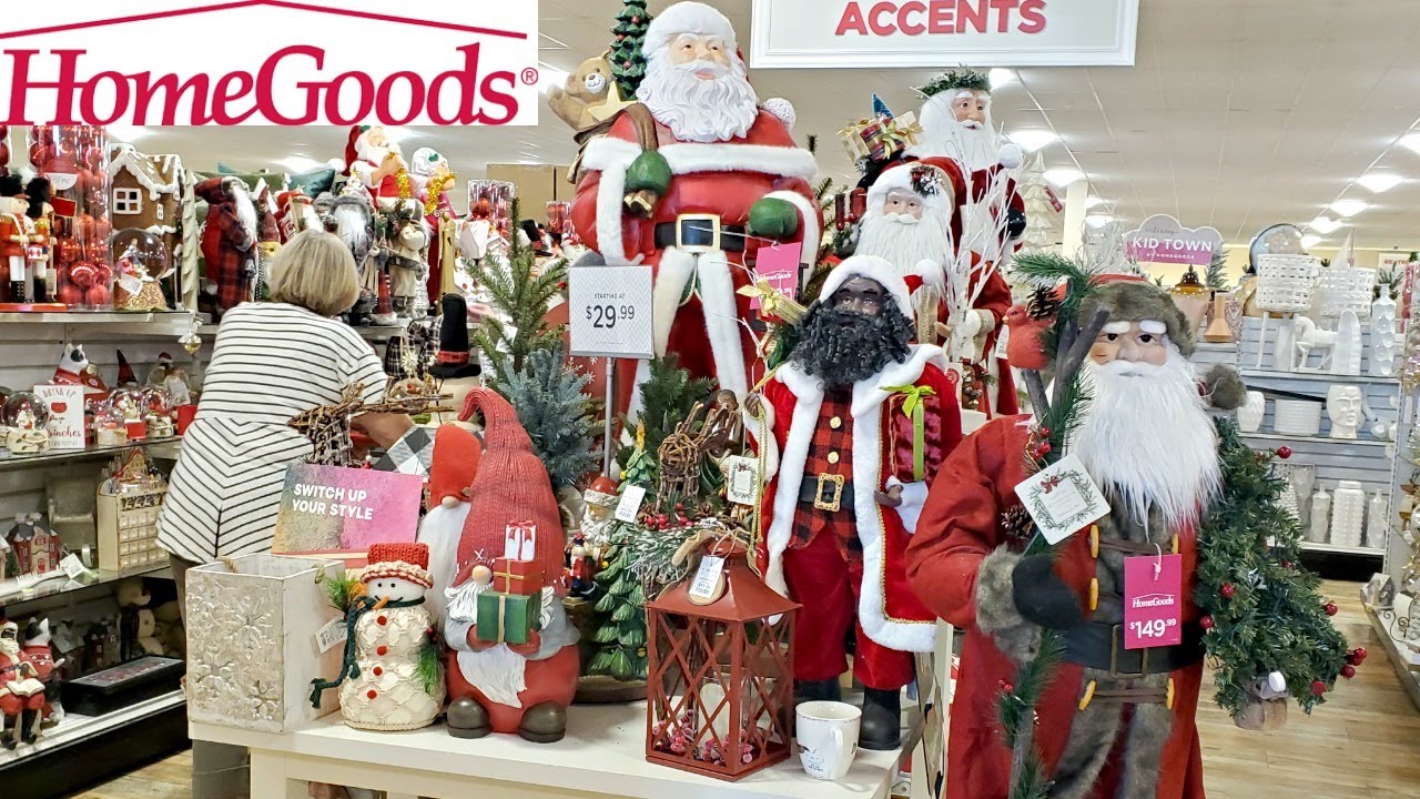 HOMEGOODS CHRISTMAS DECORATIONS * SHOP WITH ME STORE WALKTHROUGH ...