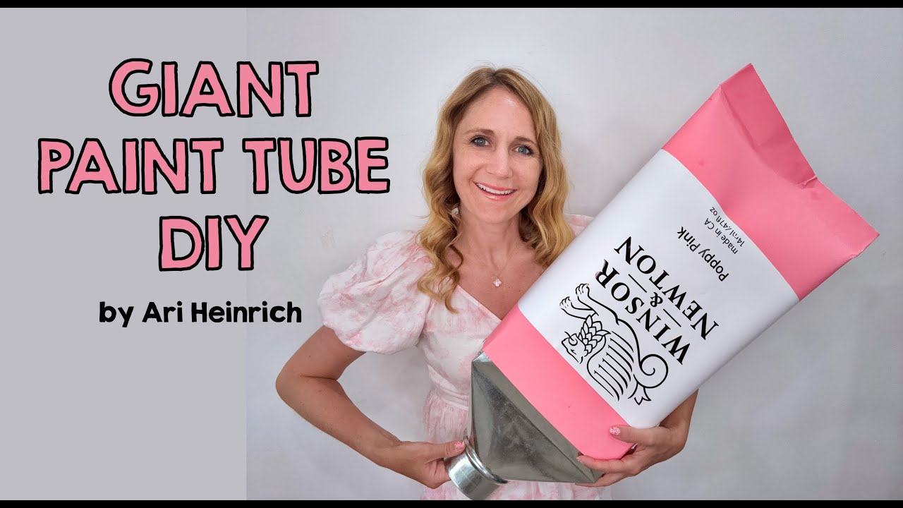 Giant Paint Tube DIY