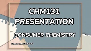 Consumer Chemistry |CHM131