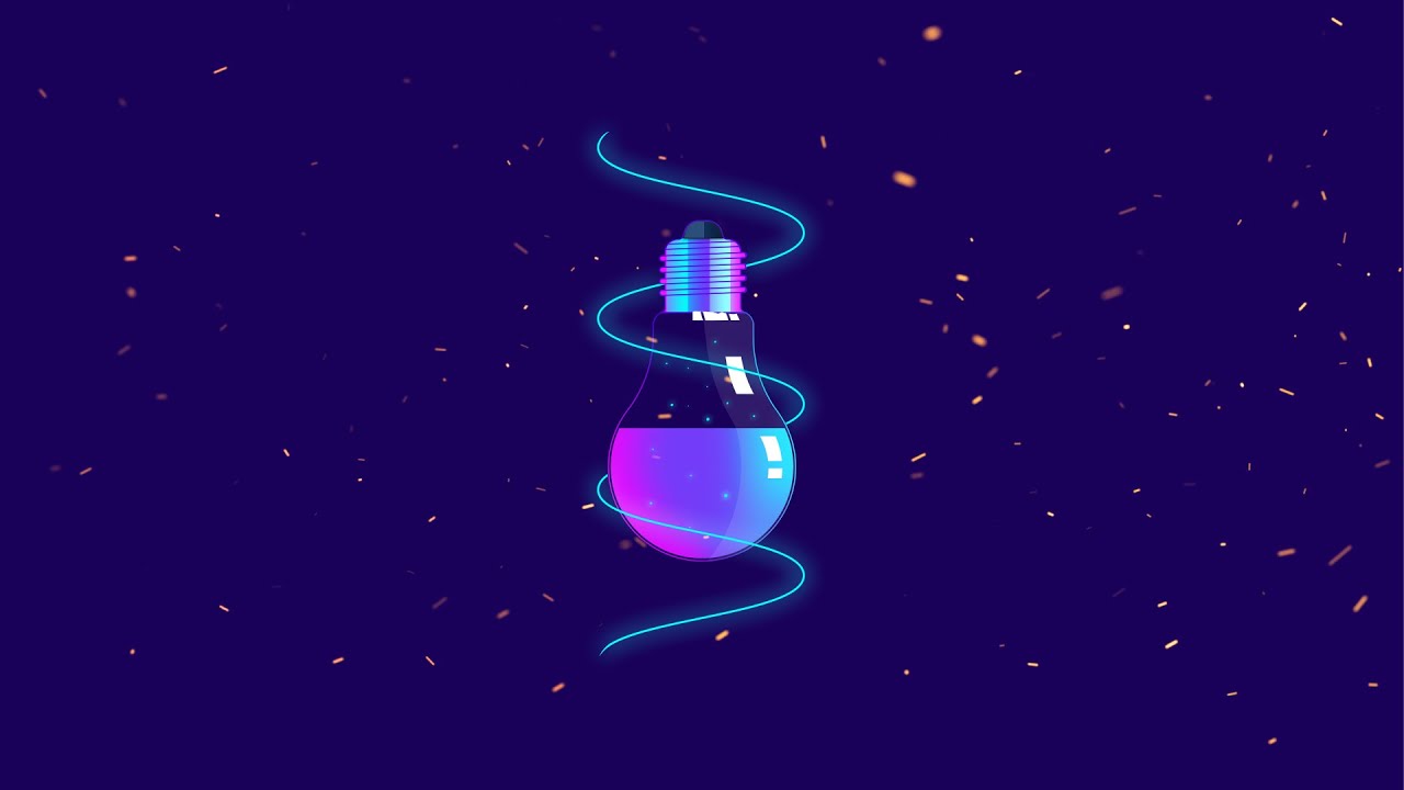 Magical lamp vector design - Illustrator and Photoshop