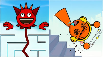 Long Neck Weegoon VS Spook Ragdoll - All Levels SpeedRun Gameplay