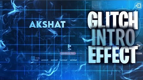 HOW TO MAKE GLITCH INTRO ON MOBILE(KINEMASTER) ll VFX GURUJI