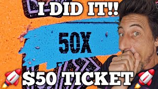 💥50X Baby💥I Just Got So Lucky on a $50 Ticket!! | Scratch Life🚀