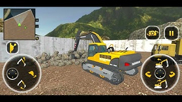Heavy Excavator Crane City Trailer by funstop3d