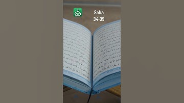 Surah Saba (Sheba) 34-35 :  | Urdu | Hindi Audio Translation HD | سورة سبأ
