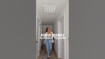Renter friendly apartment upgrades #apartmentdecor #gallerywall #interiordesign