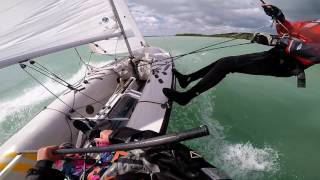 420 extreme sailing  50 kts  GoPro hero 5