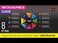 Tutorial: Infographic Design 8 Options Business Information Template in Adobe Illustrator