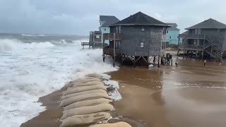 Hurricane Erin lashes North Carolina shore; outer banks under evacuation order