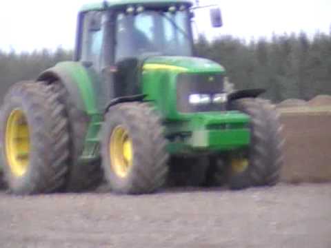 John Deere 6920 pulling Cullimore Cultivator and H...