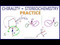 Chirality and Stereochemistry Practice Problems