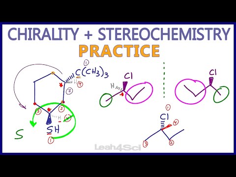 Chirality and Stereochemistry Practice Problems