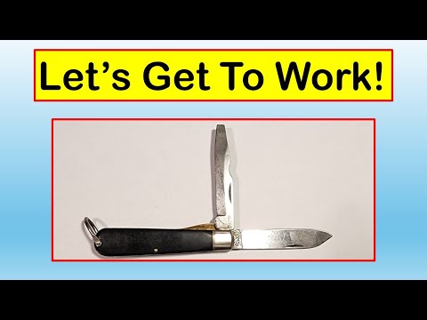 IT NEEDED SOME TLC!  A Vintage Camco (229) Electrician's Knife
