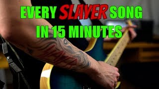 Video thumbnail of "EVERY SLAYER SONG In 15 Minutes"