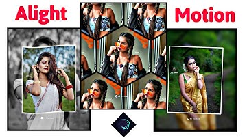 Mix Photo Video Editing Alight Motion | Sairat Zaala Ji DJ Song Status | Shake Effect Video Editing