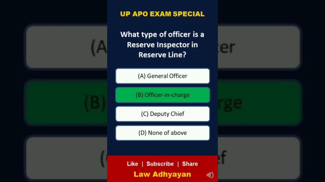 👉Police Act | Most expected MCQs| UP APO 2025 .. 
