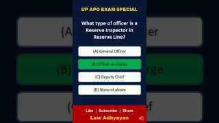 👉Police Act | Most expected MCQs| UP APO 2025 .. #upapopreparation