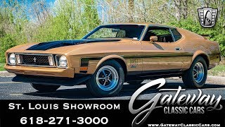 1973 Ford Mustang Mach 1 Gateway Classic Cars St. Louis #8054 1973 Ford Mustang Mach 1 Gateway Classic Cars St. Louis #8054
