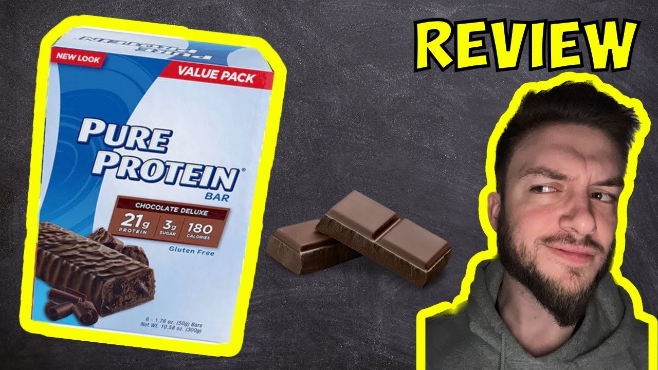 Pure Protein Bar Chocolate Deluxe Review - YouTube