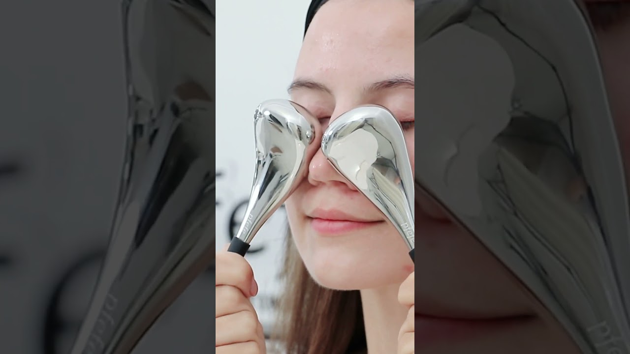 GRWM:Skincare Routine with PFEFE cryo spoons 