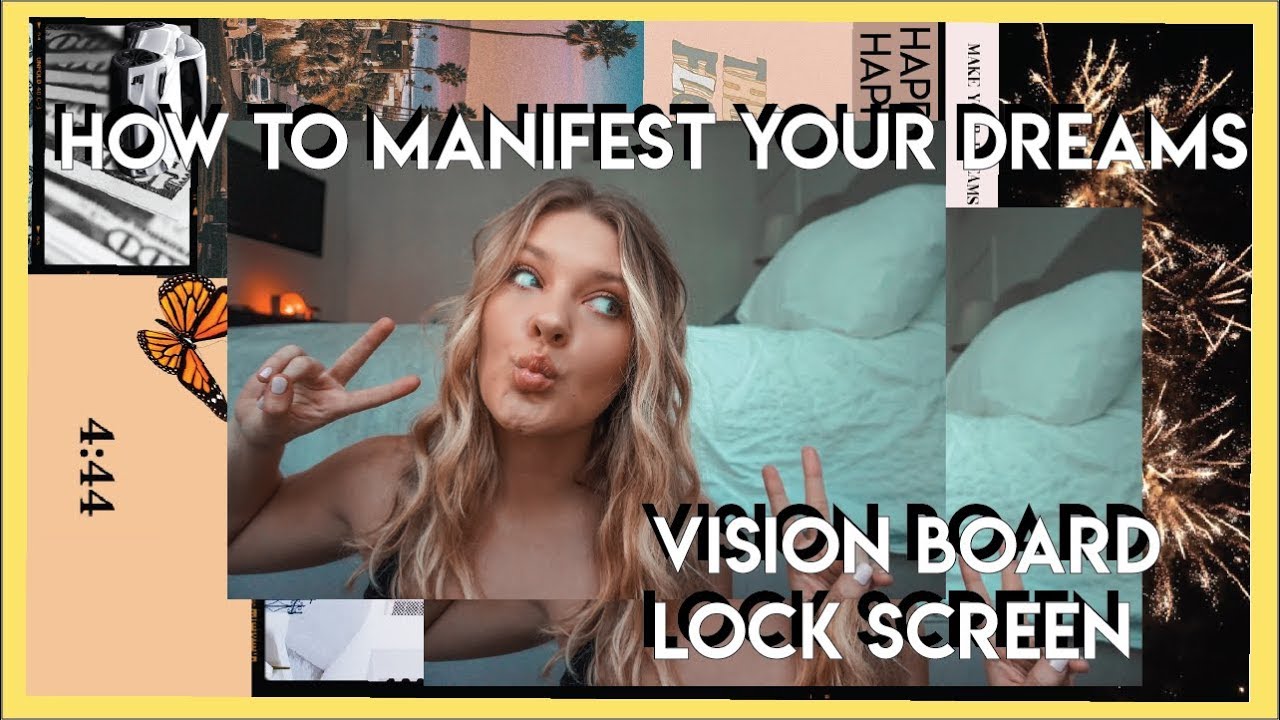 HOW TO MANIFEST YOUR DREAM LIFE | how to make a vision board - YouTube