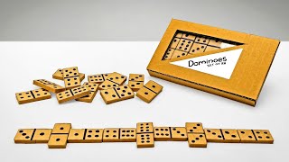 How To Make Dominoes Game From Cardboard DIY At Home screenshot 5