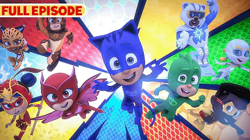 PJ Masks Power Heroes First Full Episode! | S1 E1 | NEW SHOW | Heroes Everywhere | @disneyjunior