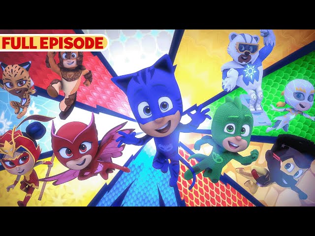 PJ Masks Power Heroes First Full Episode! | S1 E1 | NEW SHOW | Heroes Everywhere | @disneyjunior class=