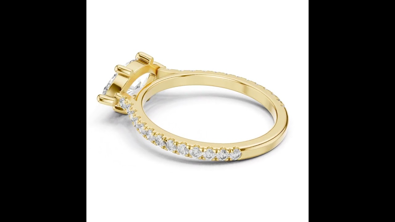 East-West Marquise Diamond Ring