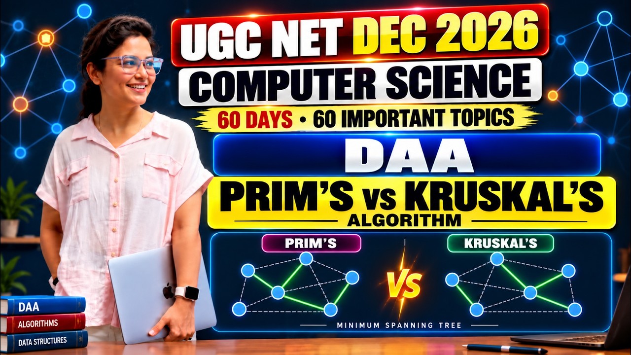 Prim’s vs Kruskal’s Algorithm | Minimum Spanning Tree | UGC NET ...