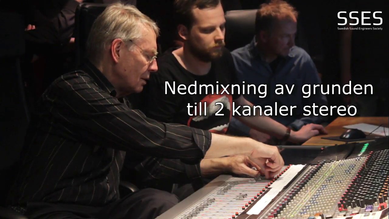 8-kanalsinspelning i Soundtrade Studios, Solna 2017-11-23