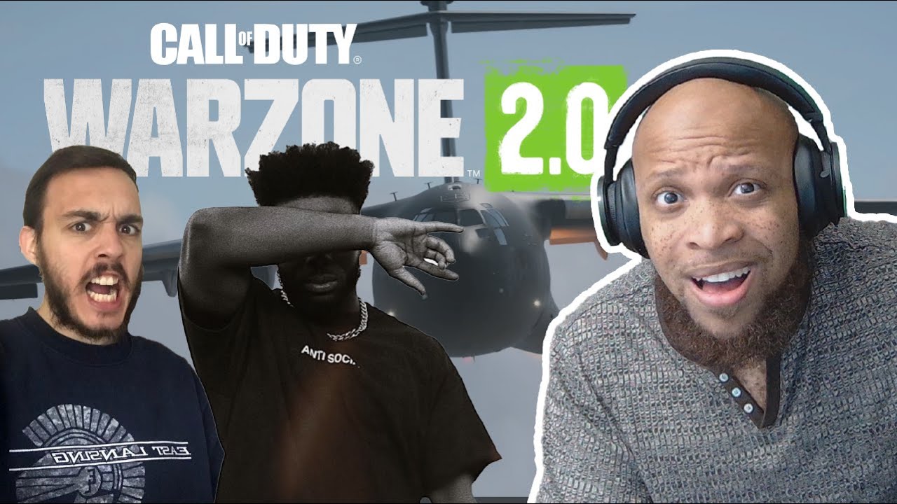 Warzone Rapper So Two Gamers & a Rapper Jump Off a Plane... | Warzone 2.0 Stream ...