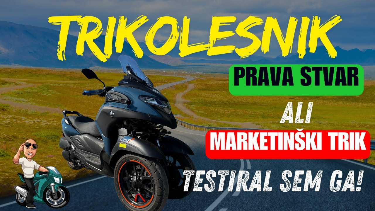TRIKOLESNIK – marketinški trik ali prava stvar? Testiral sem ga! 🛵🔥