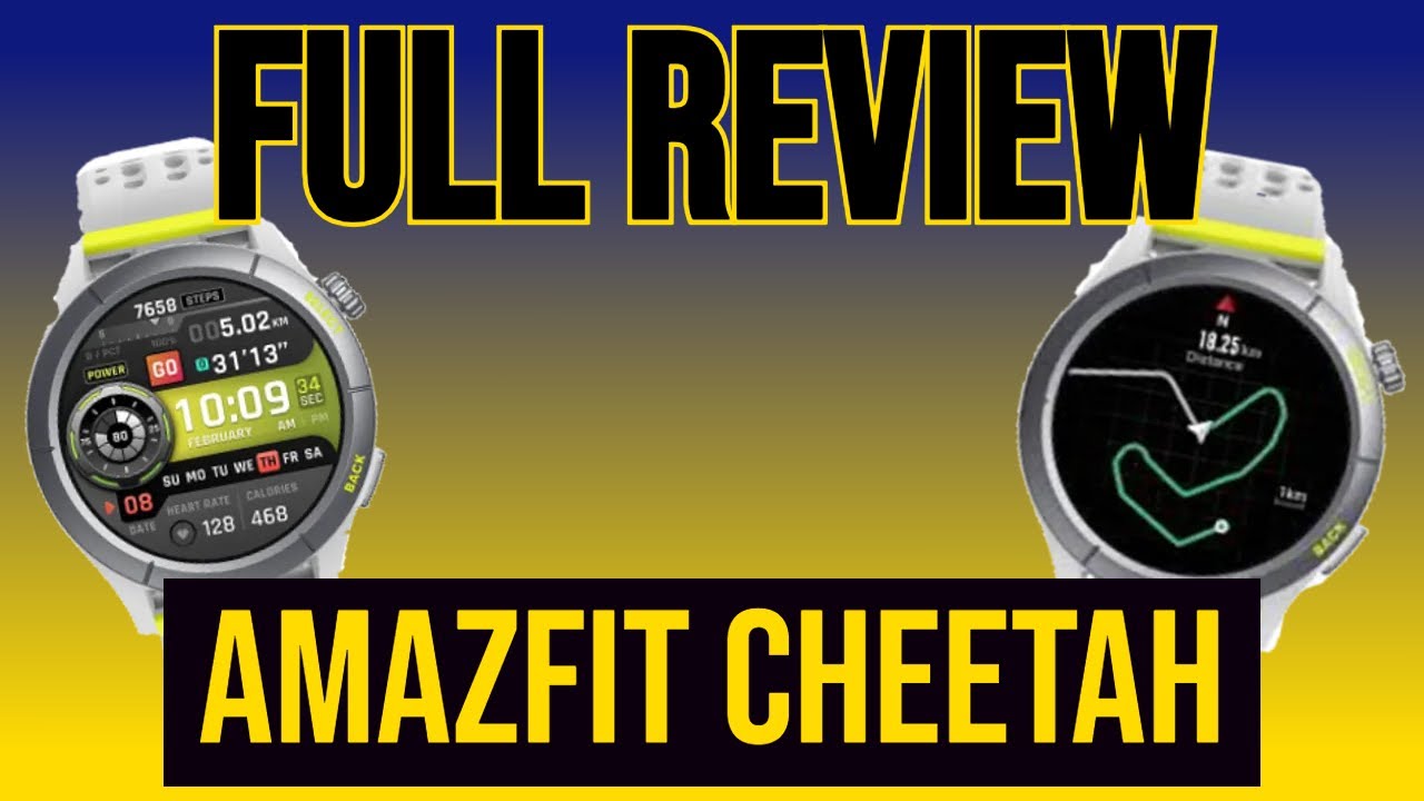 Amazfit Cheetah Pro GPS watch review