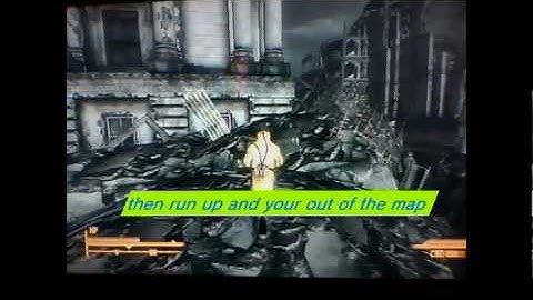 how to get out of map fallout 3 (really simple)