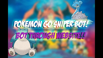 Pokemon GO Sniper Bot THROUGH BROWSER!! Mobile Sniper on your Web Browser