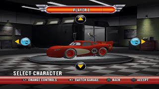 Cars Race-O-Rama Ps2 - Lightning Gameplay Pcsx2