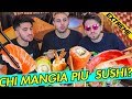 SUSHI EXTREME CHALLENGE 🍣 CHI PERDE PULISCE IL CESSO! | Matt & Bise ft. Amedeo Preziosi