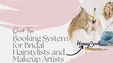 Booking System for Bridal Hairstylists and Makeup Artists/ Booking System for Freelancers