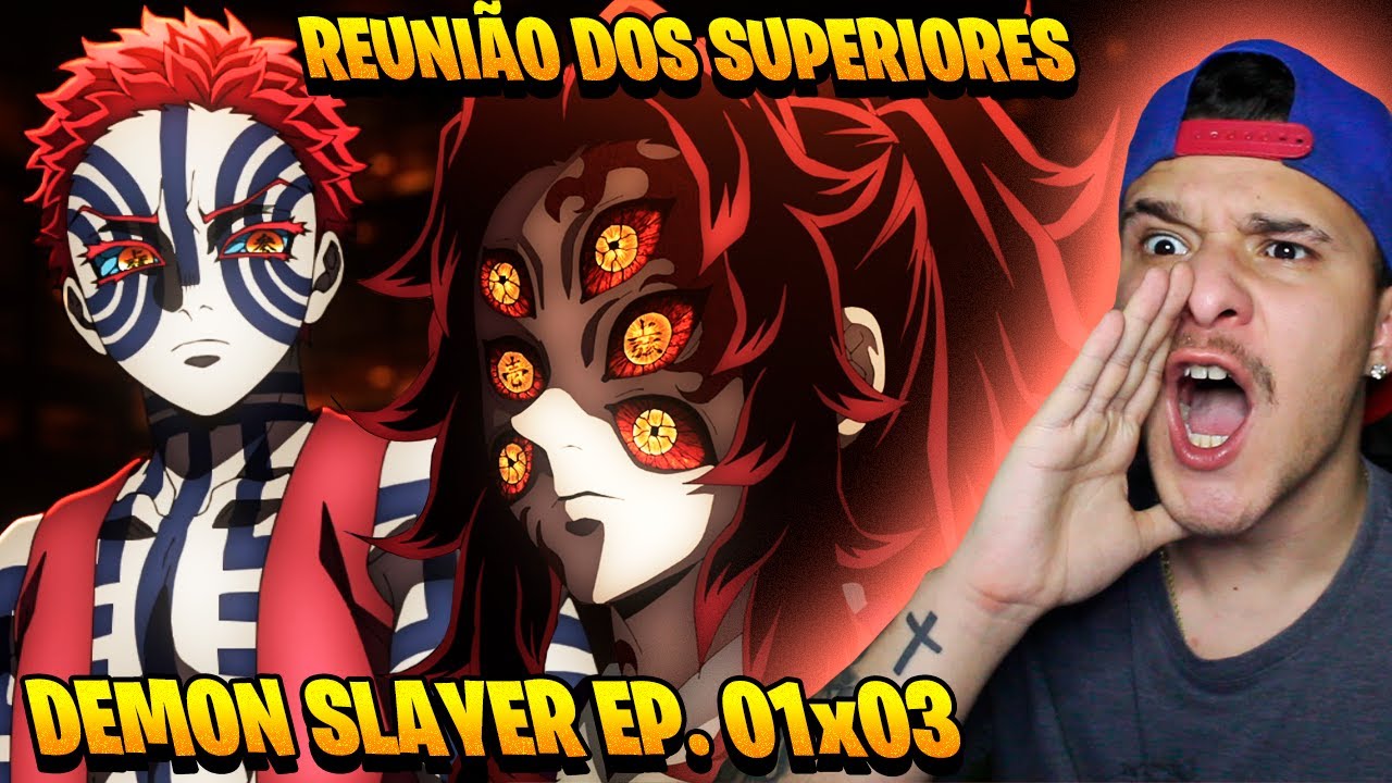 REACT: DEMON SLAYER (Kimetsu No Yaiba) 3 Temporada Episódio 7/O LUA  SUPERIOR 4 SE FUNDIU! 