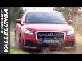 NEW AUDI Q2 QUATTRO 2017 - FIRST TEST ONLY SOUND VALLELUNGA CIRCUIT - OFF ROAD AND DRIVING TESTS