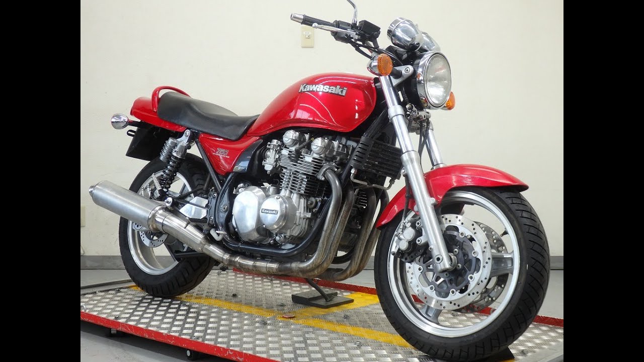 39730 KAWASAKI ゼファー750Stock Exhaust Sound / Walk Around - YouTube