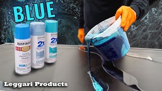 Epic Black \& Blue Epoxy Countertops Make Them Look Like Blue Stone | Huge Savings