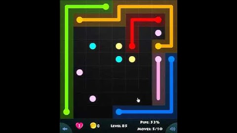 9 × 9 MANIA LEVEL 85 - FLOW GAME ON FACEBOOK Connect the dots