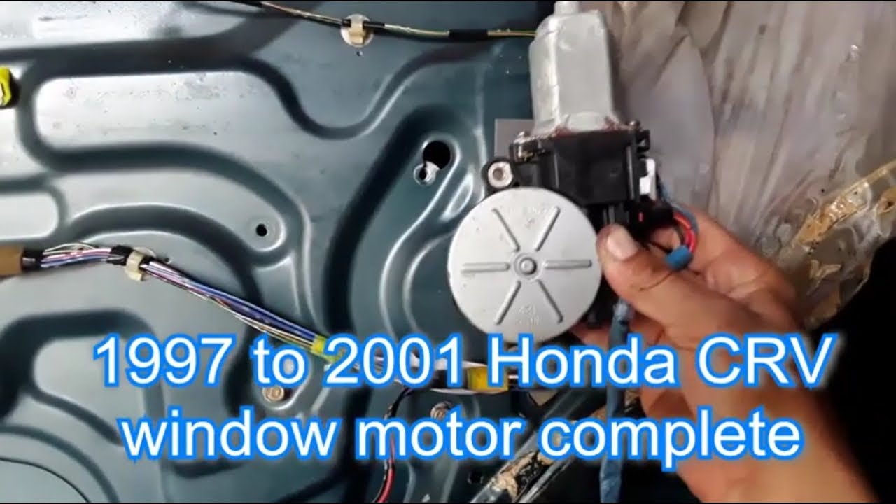 1997 to 2001 Honda CRV window motor complete #hondacrv - YouTube