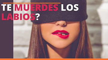 ¿Cómo se llama morder con los labios?