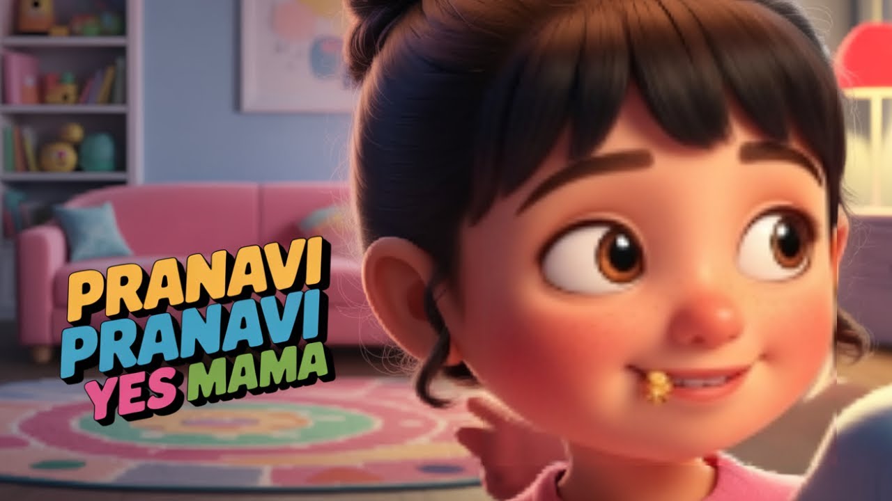 Pranavi Pranavi Yes Mama  Song | Good habits | Fun Kids Learning Rhymes