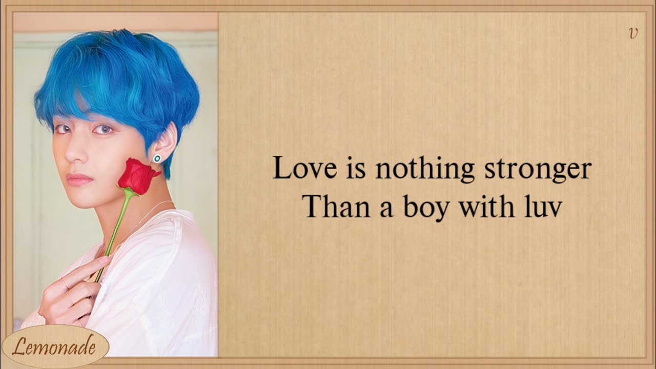 BTS Boy With Luv (Feat. Halsey) Easy Lyrics BTS Boy With Luv (Feat. Halsey) Easy Lyrics