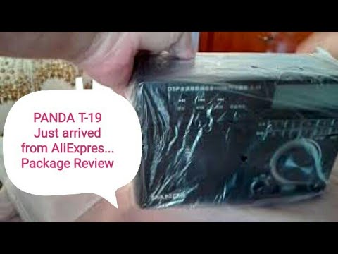 NEW!!! PANDA T-19 MW/SW FM BAND RADIO & MP3 PLAYER Just arrived from AliExpres... Package Review